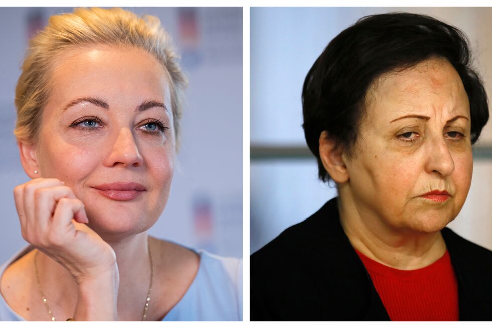 Yulia Navalnaya e Shirin Ebadi
