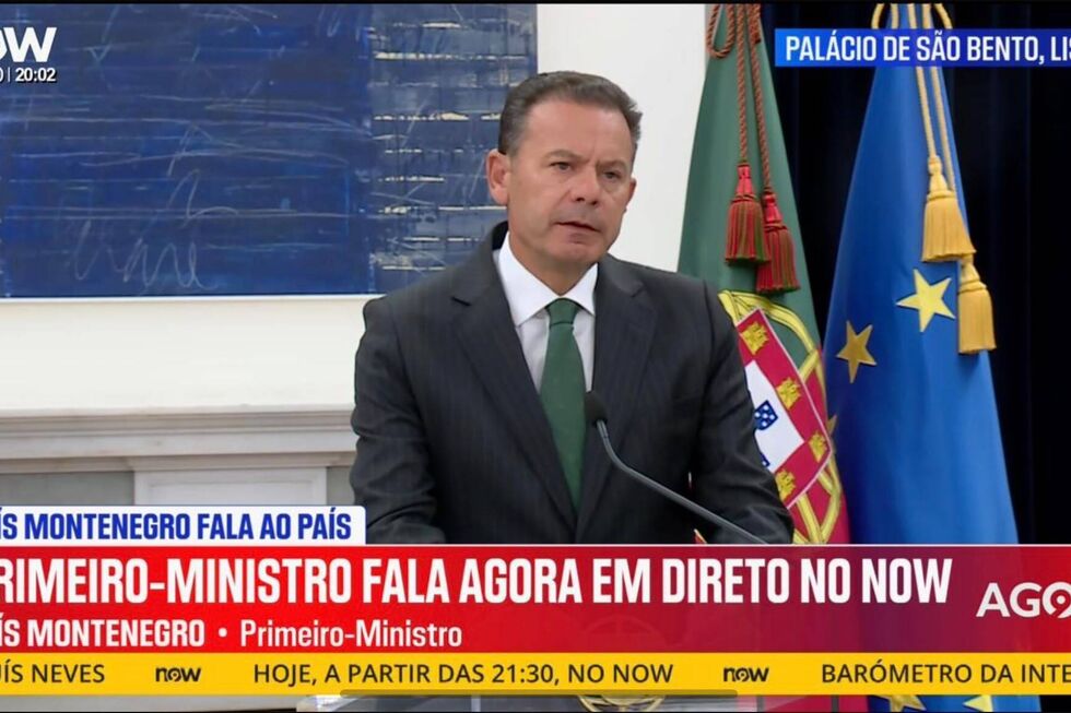 NOW lidera no horário nobre em dia de comunicação ao País de Luís Montenegro