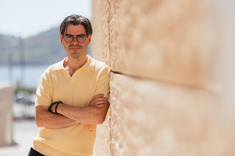 O professor de História da Religião foi fotografado no Centro Cultural de Belém, em Lisboa, durante o fórum Book 2.0, 