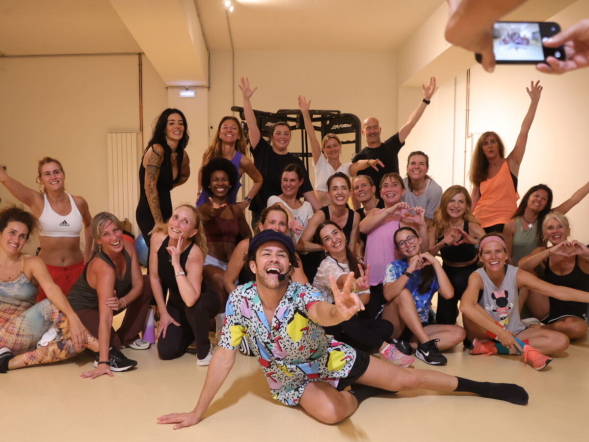 Rainha da dança por uma noite numa aula com Justin Neto