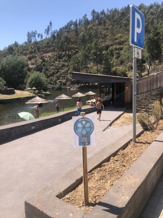 A praia fluvial do Troviscal, na Sertã, também um lugar Stay Cool