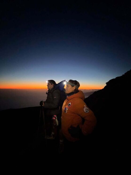 Fernanda Serrano no Pico, Açores, numa aventura de superação