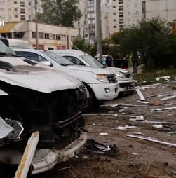Ataque russo atinge zona residencial em Sumy e faz pelo menos sete feridos