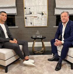 Piers Morgan sobre Ronaldo: 'Teve a garantia de que jogaria os 90 minutos mas foi tirado e ficou chateado'