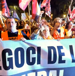Milhares protestaram nas ruas de Barcelona contra crise da habitação em Espanha