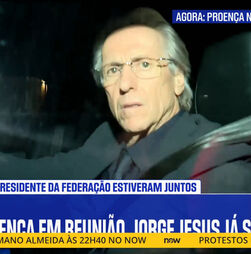 Jorge Jesus sobre o comunicado de Cristiano Ronaldo: 'Estive em Leiria, vou agora ler'