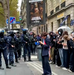 Estudantes da Sciences Po juntam-se aos protestos por mais financiamento para a educação em França