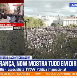 Jornalista do NOW testemunha escalada de confrontos violentos em Paris: 'Estamos a fugir'
