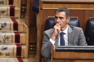 Pedro Sánchez no parlamento espanhol