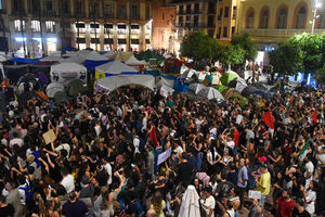 Protestos pela habitação em Málaga, Espanha
