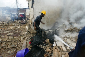 Bombeiro nigeriano