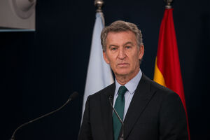 Líder do PP, Alberto Núñez Feijóo