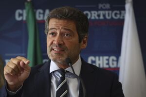 O presidente do Chega, André Ventura
