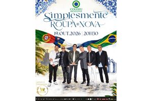 Roupa Nova atua no Coliseu Micaelense a 19 de outubro de 2026