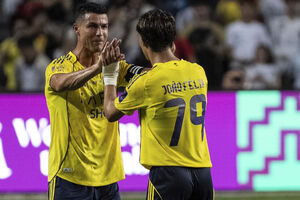 Cristiano Ronaldo e João Félix juntos no Al Nassr