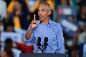 Barack Obama aponta, fala sobre a coordenação EUA-China em IA