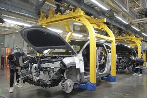 Fábrica chinesa em Changzhou, na China