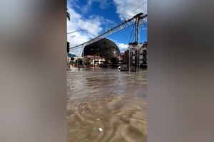 Chuva intensa provoca inundações em Las Vegas após passagem da tempestade tropical Rachel 