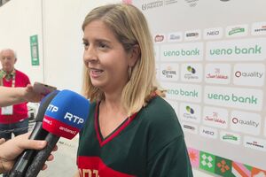 Margarida Balseiro Lopes na COP Arena em Assunção