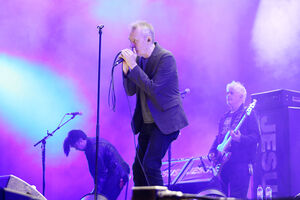 A banda escocesa The Jesus & Mary Chain fotografada há dois anos, durante um concerto no festival Vodafone Paredes de Coura