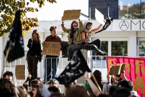 Movimentos chumbado.PT e Estudantes pelo Fim ao Fóssil promoveram os protestos