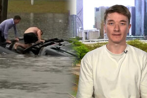 “Era simplesmente aterrador”: jornalista conta como resgatou condutor de carro submerso na Austrália 