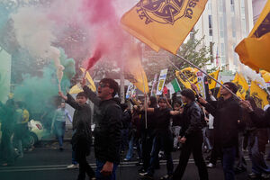Protestos em Itália