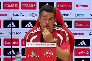 Marco Silva sobre Schjelderup e Prestianni: "Quero muito que os dois estejam no onze"