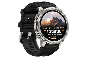 Smartwatch Kospet TANK: 10:08, 24°C, 26 de Maio, 7645 passos, 3.66