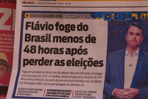 Brasileiros divididos com a saída de Flávio Bolsonaro para os Estados Unidos