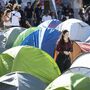 Acampada de Lisboa quer 'greve geral ibérica' e articular ações com o Porto
