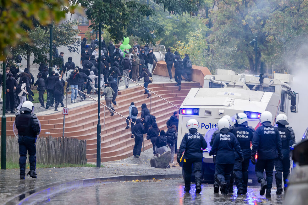 Protestos na Bélgica
