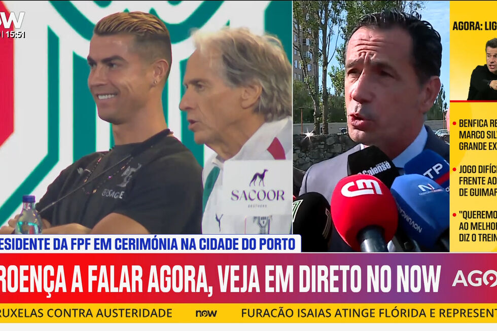 Proença faz o ponto de situação da polémica na Seleção entre Ronaldo e Jorge Jesus