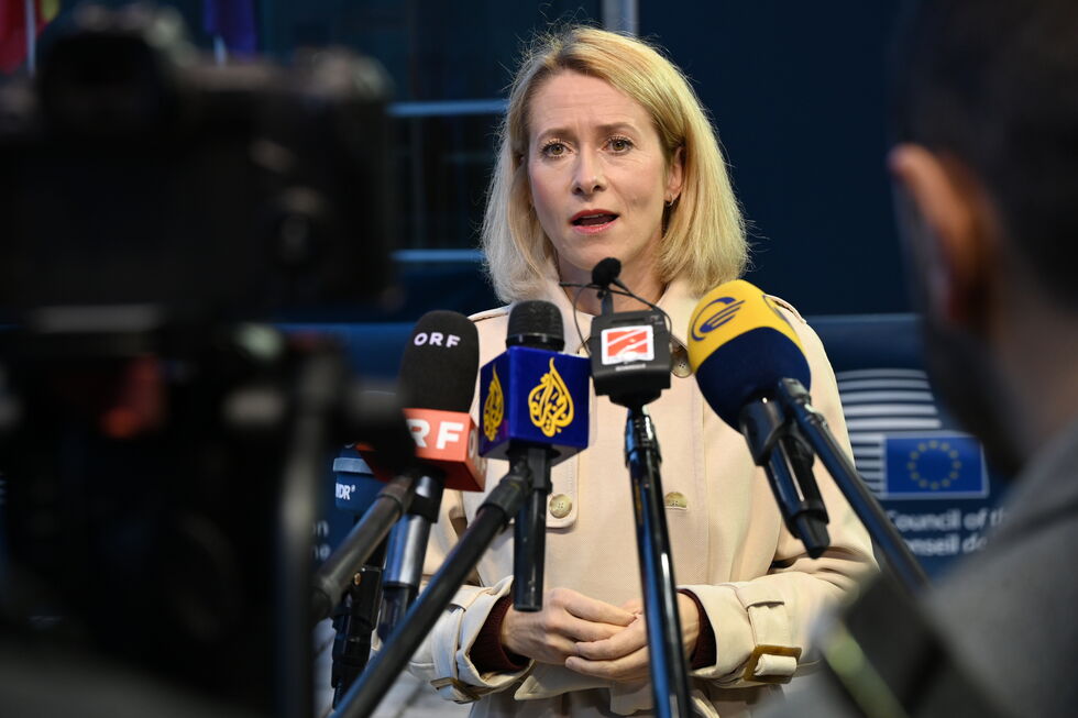 Chefe da diplomacia da União Europeia, Kaja Kallas