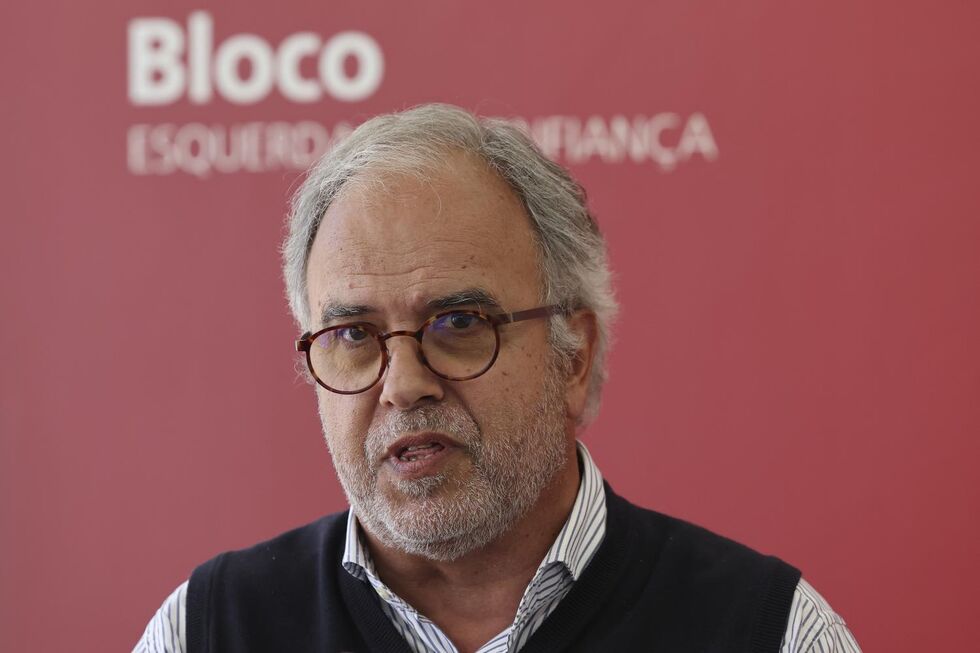 O coordenador do Bloco de Esquerda (BE), José Manuel Pureza