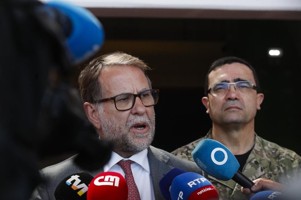 Ministro Luís Neves e o Paulo Viegas Nunes