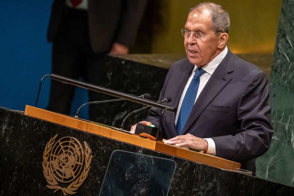Ministro dos Negócios Estrangeiros russo, Sergei Lavrov