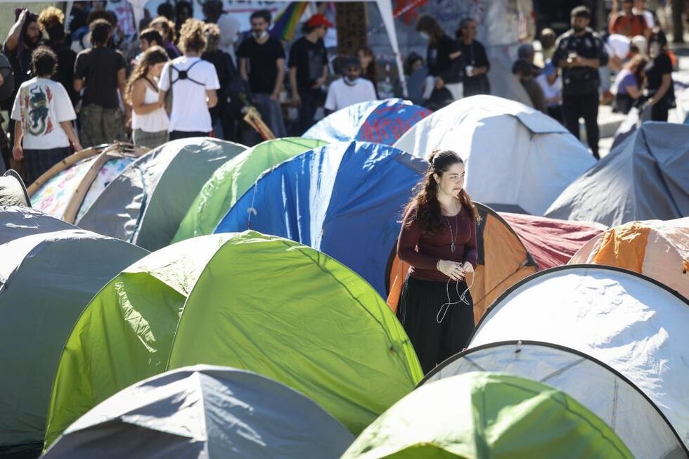 Acampada no Porto
