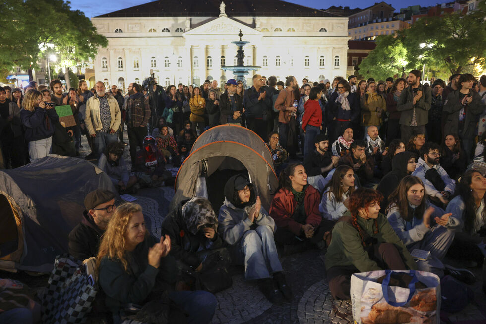 Acampada em Lisboa começou no último sábado 