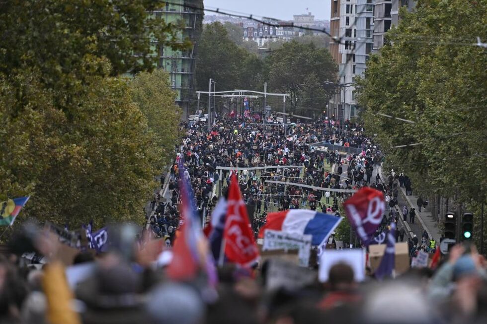 Manifestações em Paris