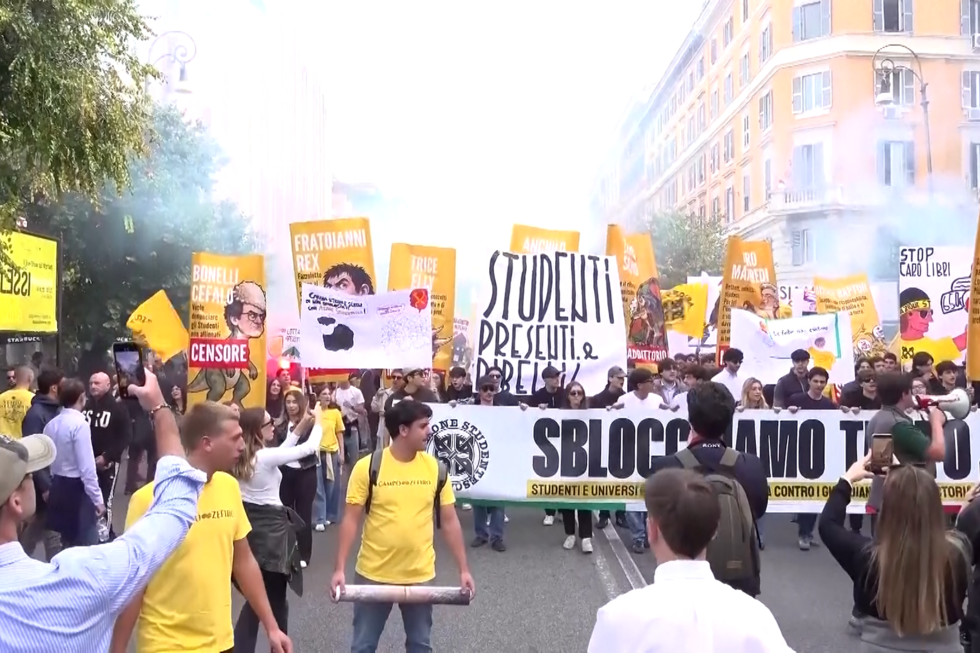 Manifestações em Roma sob fortes medidas de segurança 