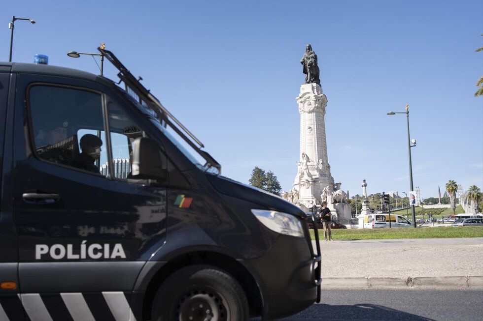 PSP no Marquês de Pombal