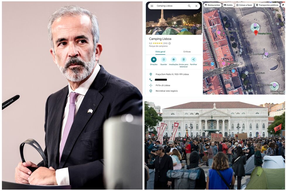 O telemóvel de Paulo Rangel foi divulgado no Google Maps em Lisboa