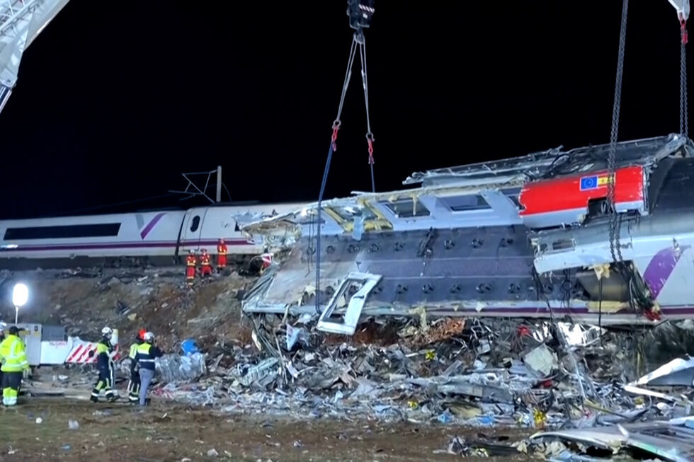 Acidente ferroviário em Espanha 