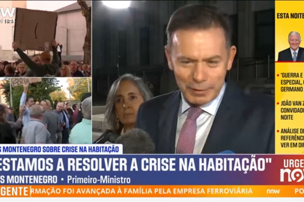 Habitação: Primeiro-ministro disponível para negociar, mas "a linha principal de atuação é o programa do Governo"